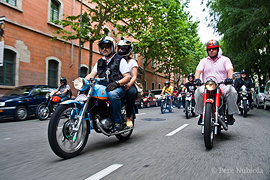 Barcelona: I Ral·li urbà de motos clàssiques