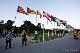 Barcelona: Encerclada del Palau de Pedralbes 2013